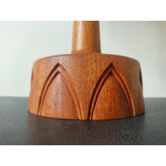 Image 1 of Vintage teakhouten tafellamp voor AB Stilarmatur Tranås, Zweden 1960