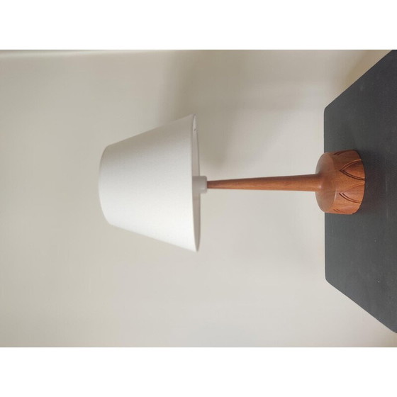 Image 1 of Vintage teakhouten tafellamp voor AB Stilarmatur Tranås, Zweden 1960
