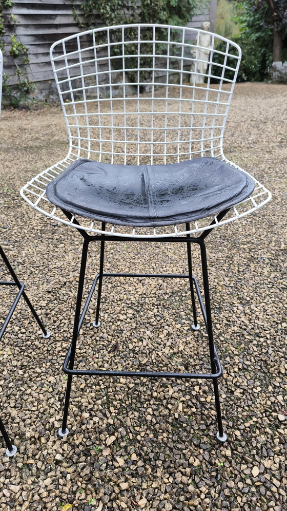 Image 1 of 2X Knoll baarstoel van Harry Bertoia