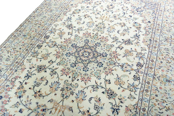 Image 1 of Handgeknoopt Keshan oosters tapijt van kurk - 302 X 197 cm