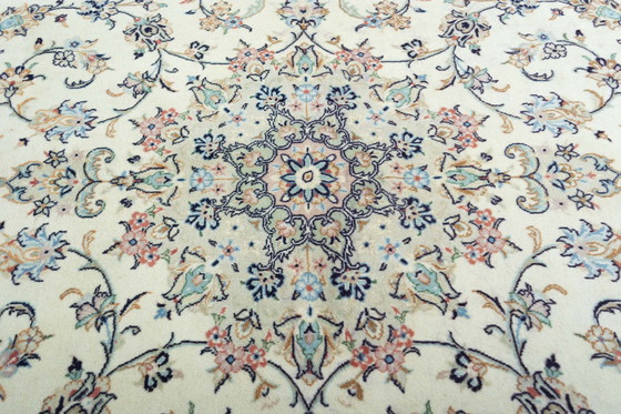 Image 1 of Handgeknoopt Keshan oosters tapijt van kurk - 302 X 197 cm