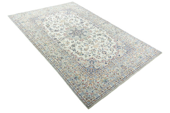 Image 1 of Handgeknoopt Keshan oosters tapijt van kurk - 302 X 197 cm