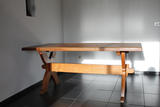 Image 1 of Eethoek De Puydt 6 Stoelen Plus Tafel