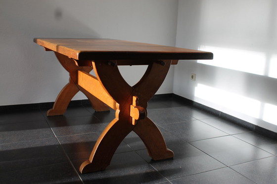 Image 1 of Eethoek De Puydt 6 Stoelen Plus Tafel