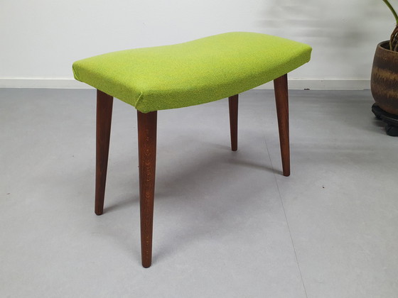 Image 1 of Jaren 60 Voetenbank. Vintage Mid-Century Kruk.