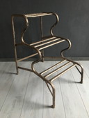 Vintage Gietijzeren Trap Goudkleur