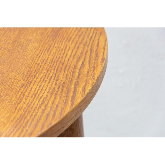 Image 1 of Vintage eikenhouten salontafel, Tsjecho-Slowakije 1950