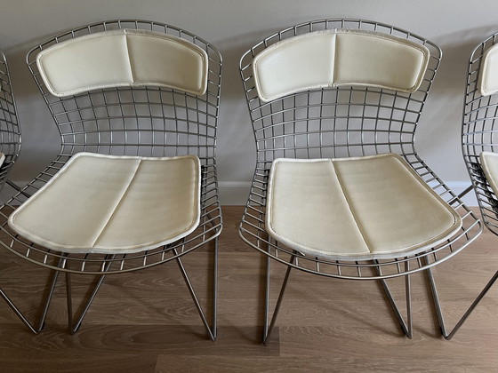 Image 1 of 6x Harry Bertoia Eetkamerstoelen Model 420C