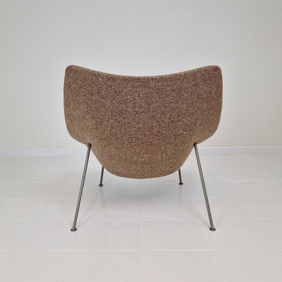 Image 1 of Vintage Oyster fauteuil met voetenbankje van Pierre Paulin voor Artifort, jaren 1960