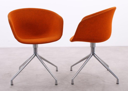 2X Hay Aac 21 About A Chair Stoel Oranje