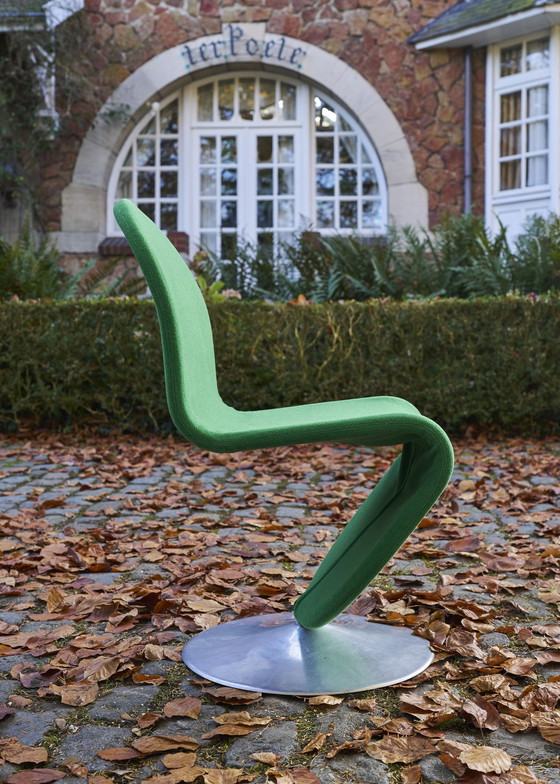 Image 1 of 6X Verner Panton Systeem 123 Stoelen Frits Hansen