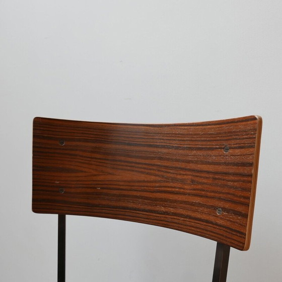 Image 1 of Vintage bronzen bijzetstoel ongebruikelijk met paardenpoten Engeland 1980