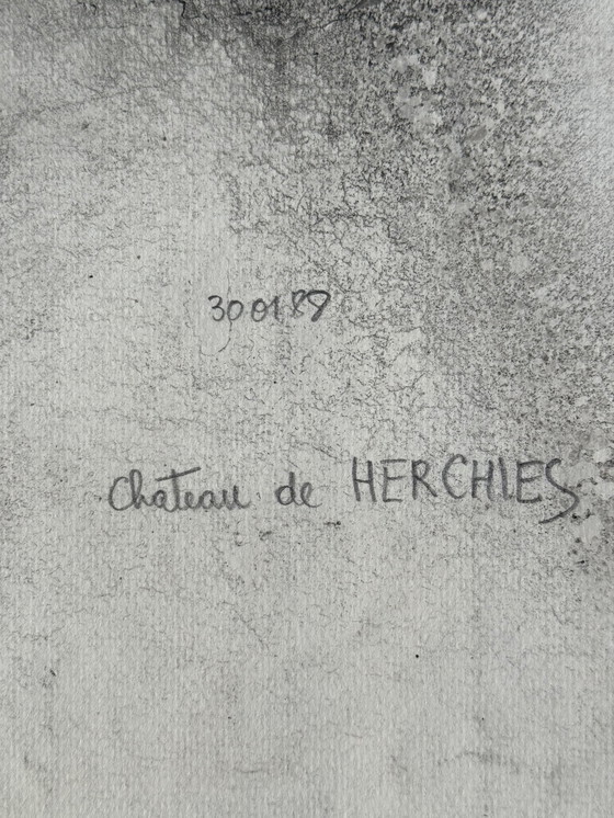 Image 1 of "Chateau De Herchies 1988 - Eugène Eechaut (1928-2019)