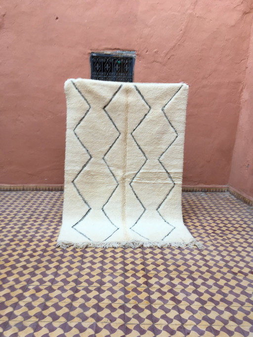 Beni Ouarain Marokkaans Berber Tapijt 229 X 154 Cm