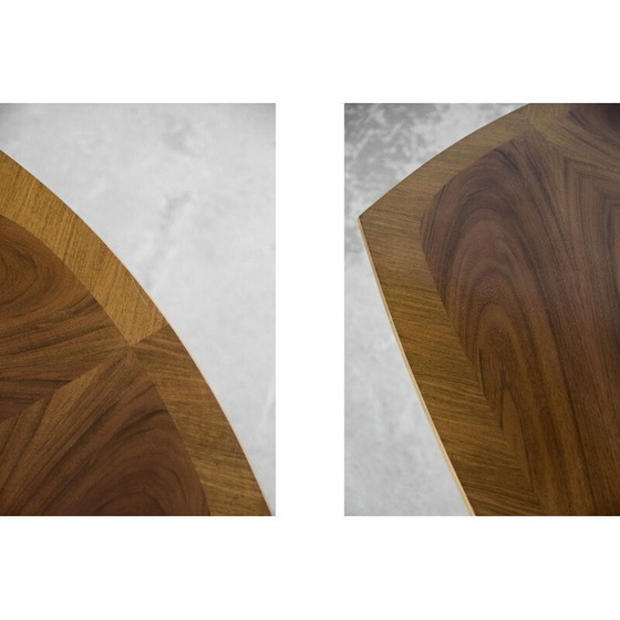 Image 1 of Vintage walnoten salontafel van Kondor Möbel, Duitsland 1960