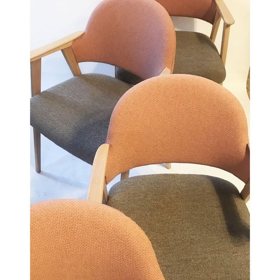 Image 1 of Set van 4 vintage eetkamerstoelen van Gilleumas Barcelona