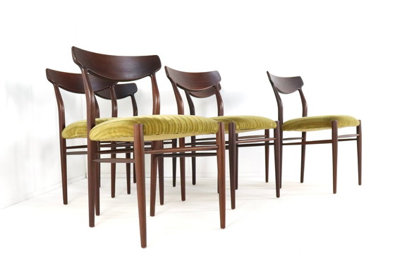 Image 1 of Set van 6 Lübke Otto Pollak Eetkamerstoelen 'Aldersbach'