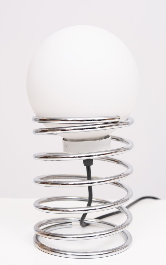 Image 1 of Woja Spiral Space Ace Tafellampen Jaren 70 