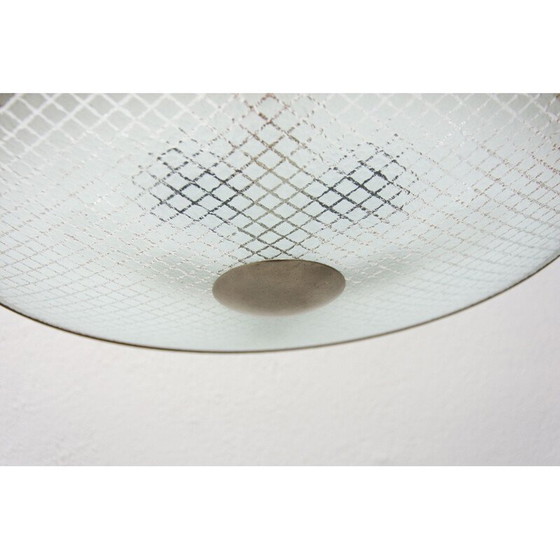 Image 1 of Vintage ophanging van hout, glas en kunststof, Tsjecho-Slowakije 1960