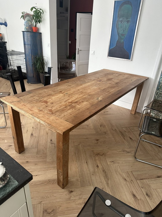 Image 1 of Eiken Houten Tafel 