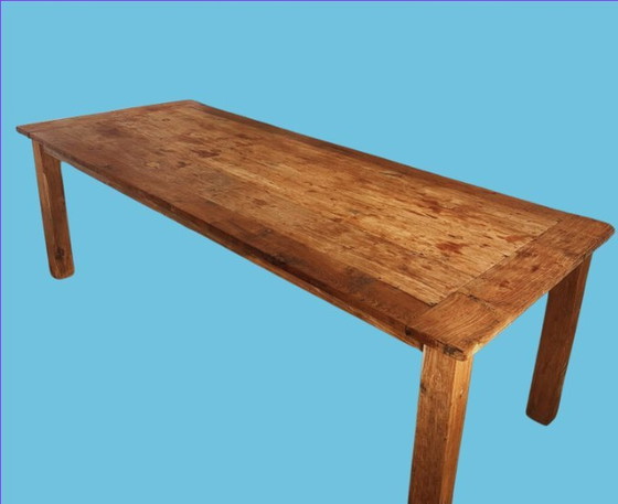 Image 1 of Eiken Houten Tafel 