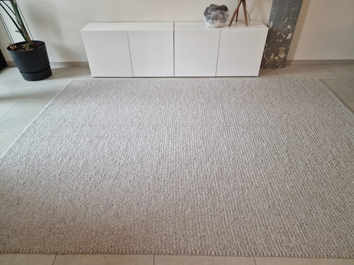 Wollen Vloerkleed, Beige-Ecru