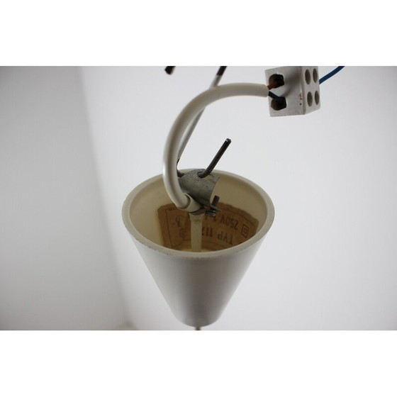 Image 1 of Vintage glazen hanglamp, Tsjecho-Slowakije 1960