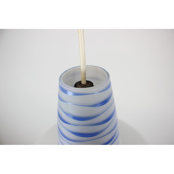 Image 1 of Vintage glazen hanglamp, Tsjecho-Slowakije 1960