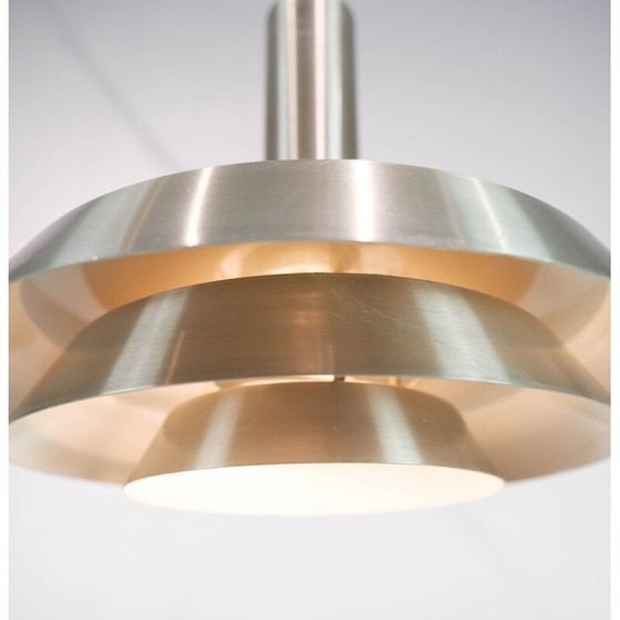 Image 1 of Vintage hanglamp van staal, Denemarken 1960