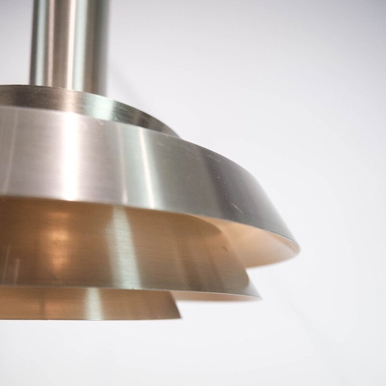 Image 1 of Vintage hanglamp van staal, Denemarken 1960