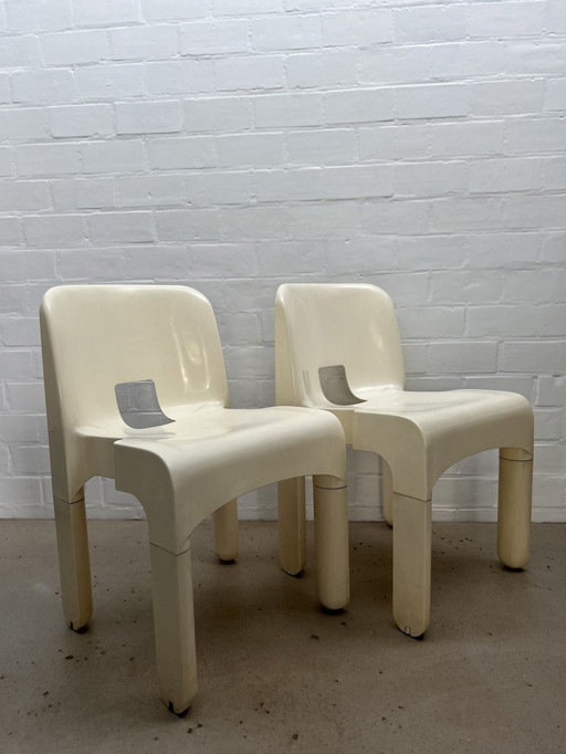 2x Joe Colombo 4867 Voor Kartell