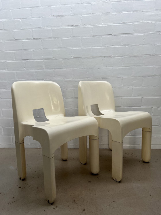 Image 1 of 2x Joe Colombo 4867 Voor Kartell