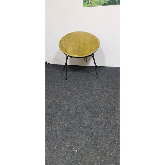 Image 1 of Vintage lederen opvouwbare ballonfauteuil van Lutsch en Co, Duitsland