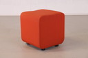 Ahrend poef/krukje oranje