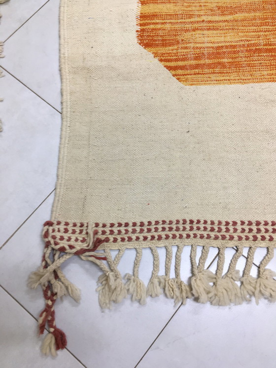 Image 1 of Kelim Boujad Berber vloerkleed 3m07 x 1m90