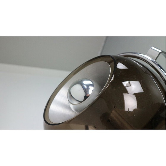 Image 1 of Vintage "Globe 2000" glazen vloerlamp door F. Ligtelijn voor Raak, Nederland, 1960