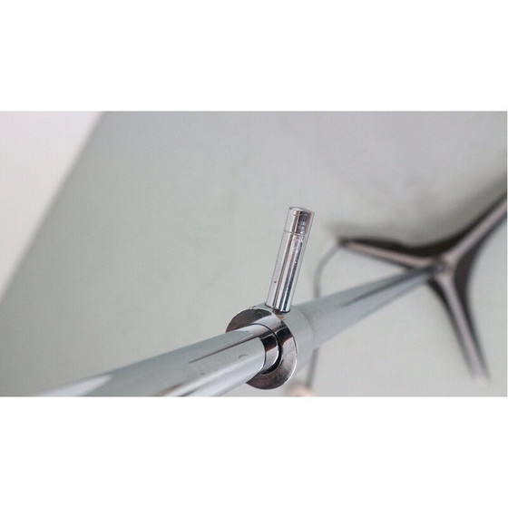 Image 1 of Vintage "Globe 2000" glazen vloerlamp door F. Ligtelijn voor Raak, Nederland, 1960