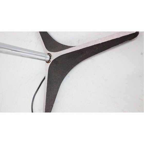 Image 1 of Vintage "Globe 2000" glazen vloerlamp door F. Ligtelijn voor Raak, Nederland, 1960