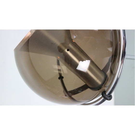 Image 1 of Vintage "Globe 2000" glazen vloerlamp door F. Ligtelijn voor Raak, Nederland, 1960