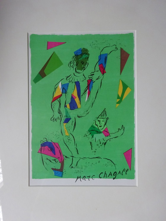 Image 1 of Marc Chagall L Acrobat + Derriere Le Miroir.