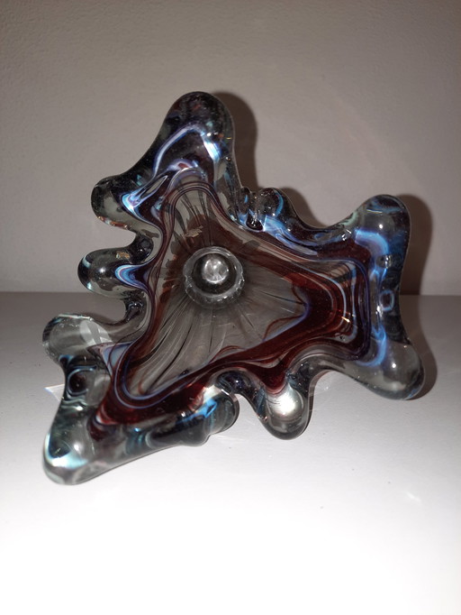 Murano Trompet Vaas Swirl 1930/1940