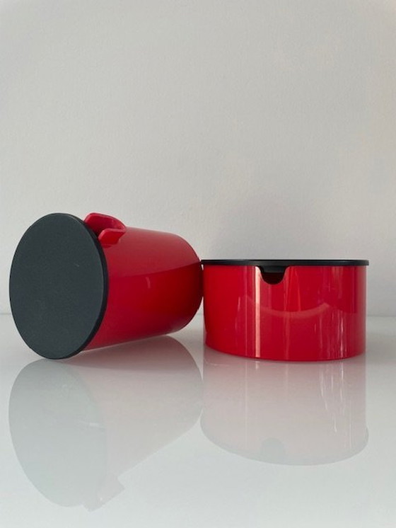 Image 1 of Vintage Danish Design Stelton Suikerpot En Melkkan Erik Magnussen 