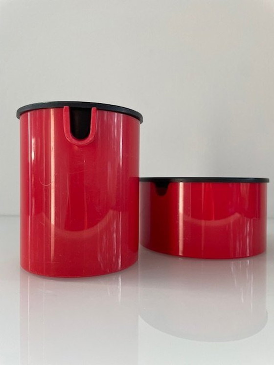 Image 1 of Vintage Danish Design Stelton Suikerpot En Melkkan Erik Magnussen 