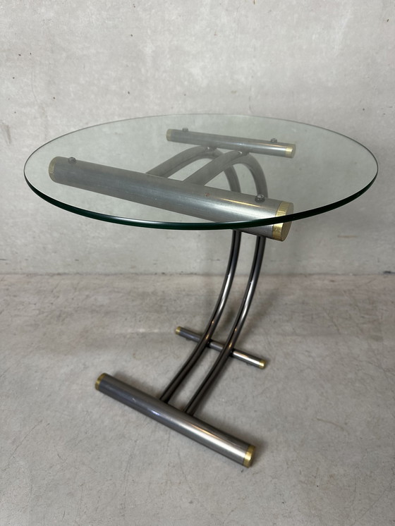 Image 1 of Vintage design chroom bijzettafel 