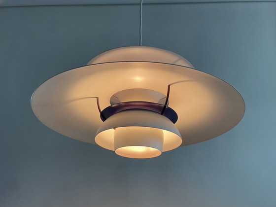 Image 1 of Zeldzame Vroege Editie Louis Poulsen Ph5 Hanglamp Door Poul Henningsen