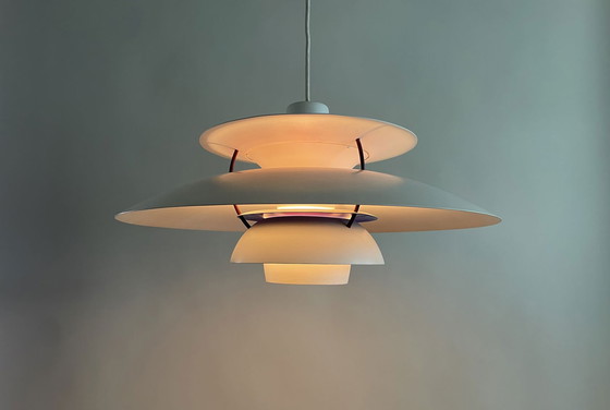 Image 1 of Zeldzame Vroege Editie Louis Poulsen Ph5 Hanglamp Door Poul Henningsen