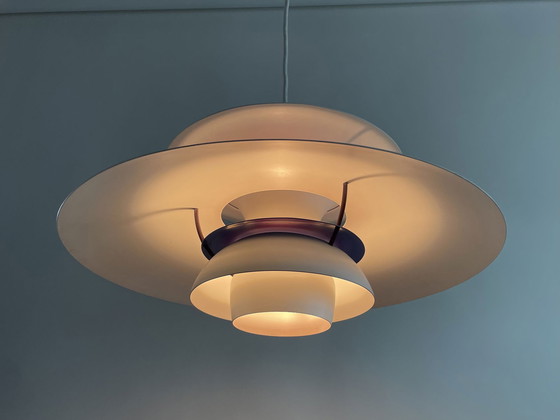 Image 1 of Zeldzame Vroege Editie Louis Poulsen Ph5 Hanglamp Door Poul Henningsen