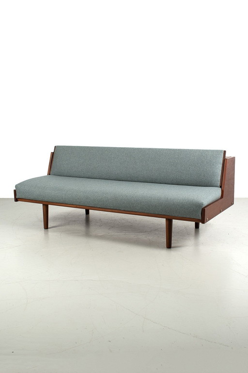 Vintage Ge258 Slaapbank Hans Wegner Voor Getama Refurbished 69809