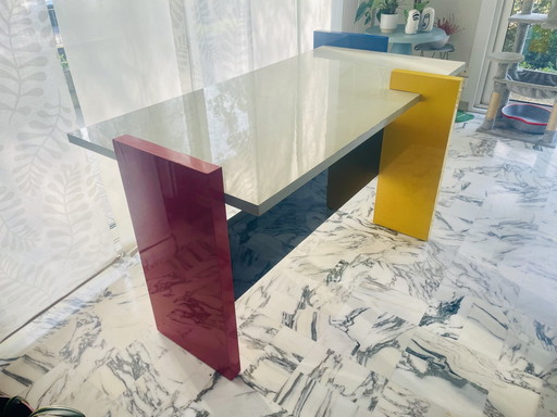 Hommage À Mondriaan" bureau Danilo Silvestrin, Rosenthal Einrichtung 1980