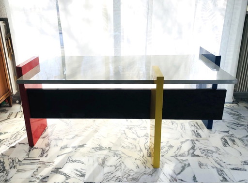 Hommage À Mondriaan" bureau Danilo Silvestrin, Rosenthal Einrichtung 1980